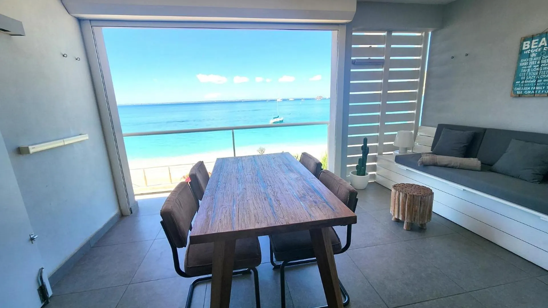 New Sea View Appartment Passion Bleu Marine Confortable Grand Case Apartament